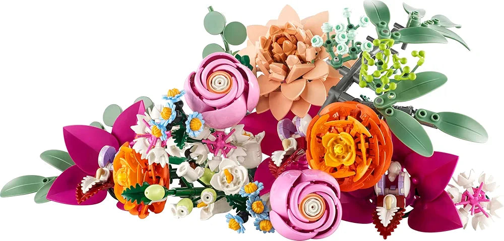 Lego Botanicals Pretty Pink Flower Bouquet Floral Decor 10342 Building Blocks for 18+ Gift