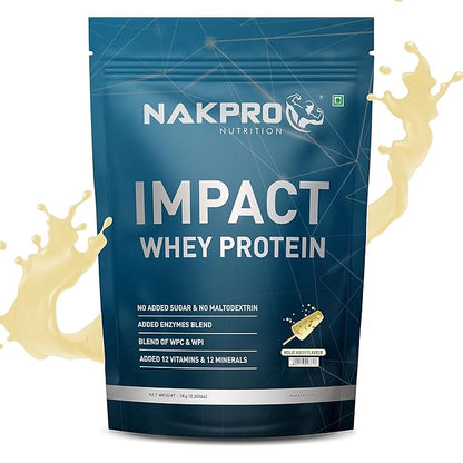 Nakpro Impact Whey Protein Malai Kulfi Flavour - 1000 gms