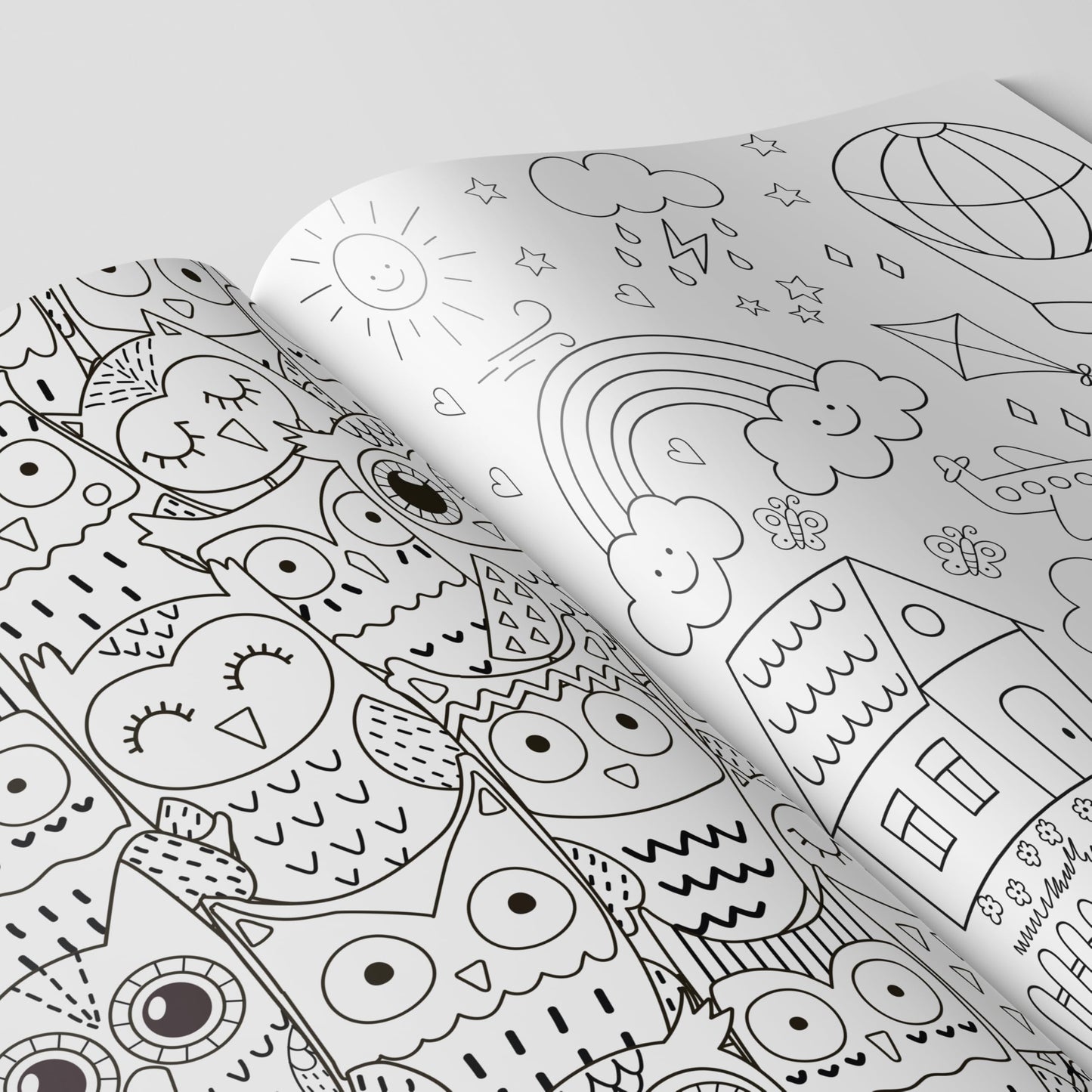 Doodle Colouring For Kids - Blue Edition : Kids Colouring Book, Colouring Book For Toddlers, Fun Learning Colouring Book, Colouring Book For Young Learners