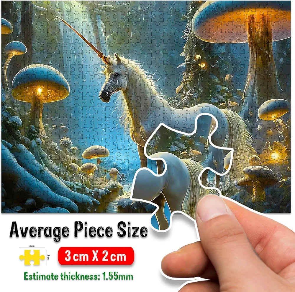 Hello Friend Unicorn Jigsaw Puzzles for Kids and Children Realistic Illustration Challenging