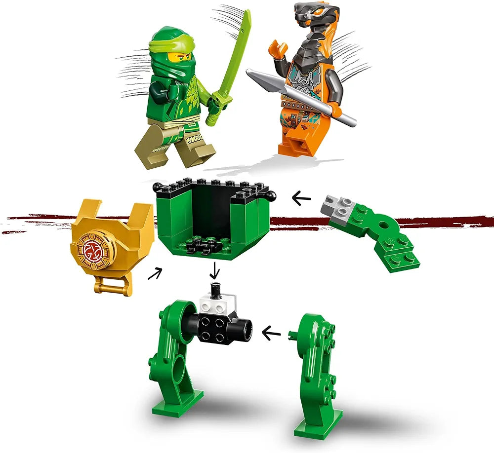 Lego Ninjago Lloyd's Ninja Mech 71757 Building Kit Multi Color