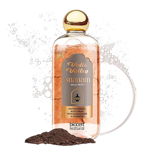 Vedic Valley Natural & Vegan Snanam Geeli Mitti Body Wash - 330 gms