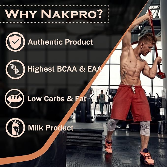 Nakpro Calcium Caseinate Protein Chocolate Flavour - 1000 gms