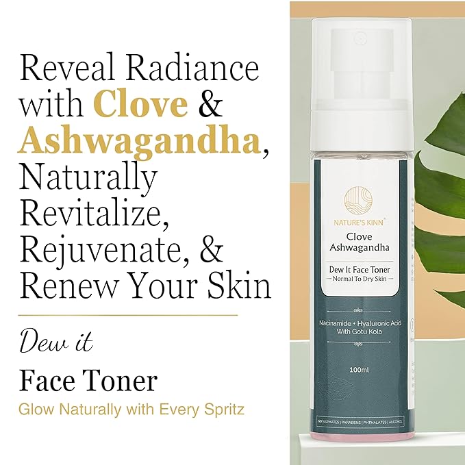 Nature’s Kinn Clove Ashwagandha Face Toner - 100 ml