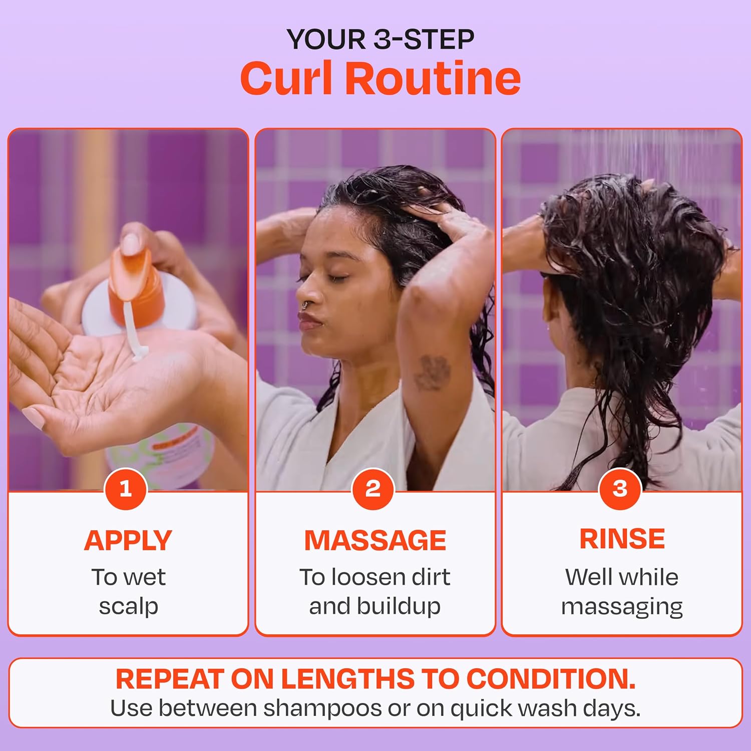 Manetain Co-Wash for Curly Hair - 100ml | 2 in 1 Shampoo & Conditioner | Non-foaming | Sulphate and Paraben Free | CG Friendly | Suitable for Dry and Frizzy Hair
