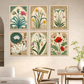 Kotart Premium Digital Madhubani Art Paintings with Frame Painting For Wall Decoration Pack of 6
