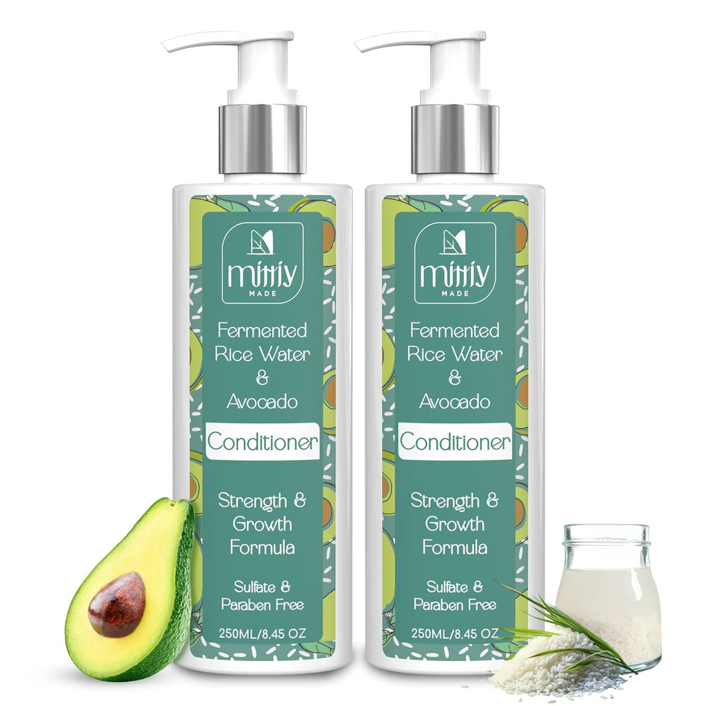 Mittiy Made Fermented Rice Water Conditioner for Hair With Avocado - 250 Ml