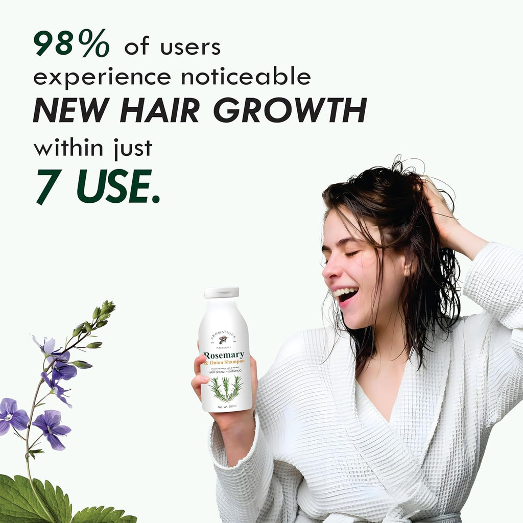 Aromatique Rosemary & Onion Shampoo - 300 ml