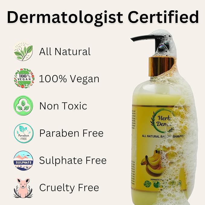 Herb Dense All Natural Premium Shampoo - 300 Ml