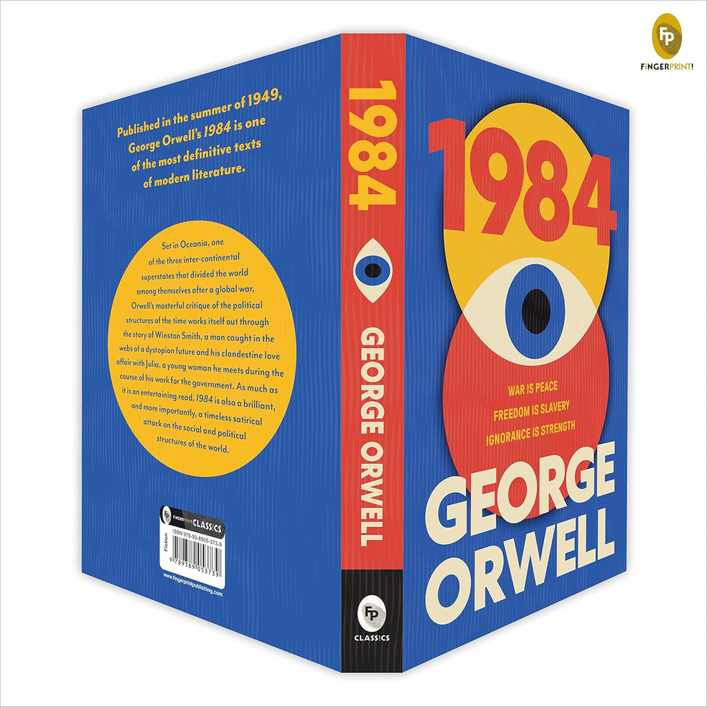 1984 by George Orwell | A Timeless Tale of Surveillance, Power & Rebellion | Classic Literature Bestseller | Must-Read Dystopian Fiction