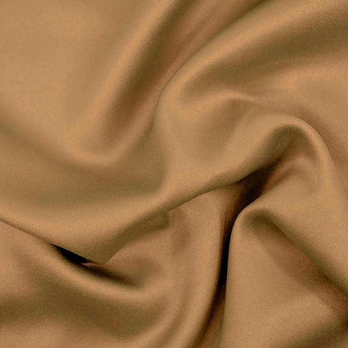Stoa Paris Pillow Covers Set of 2 Pieces Satin Pillow Covers Colour Gold