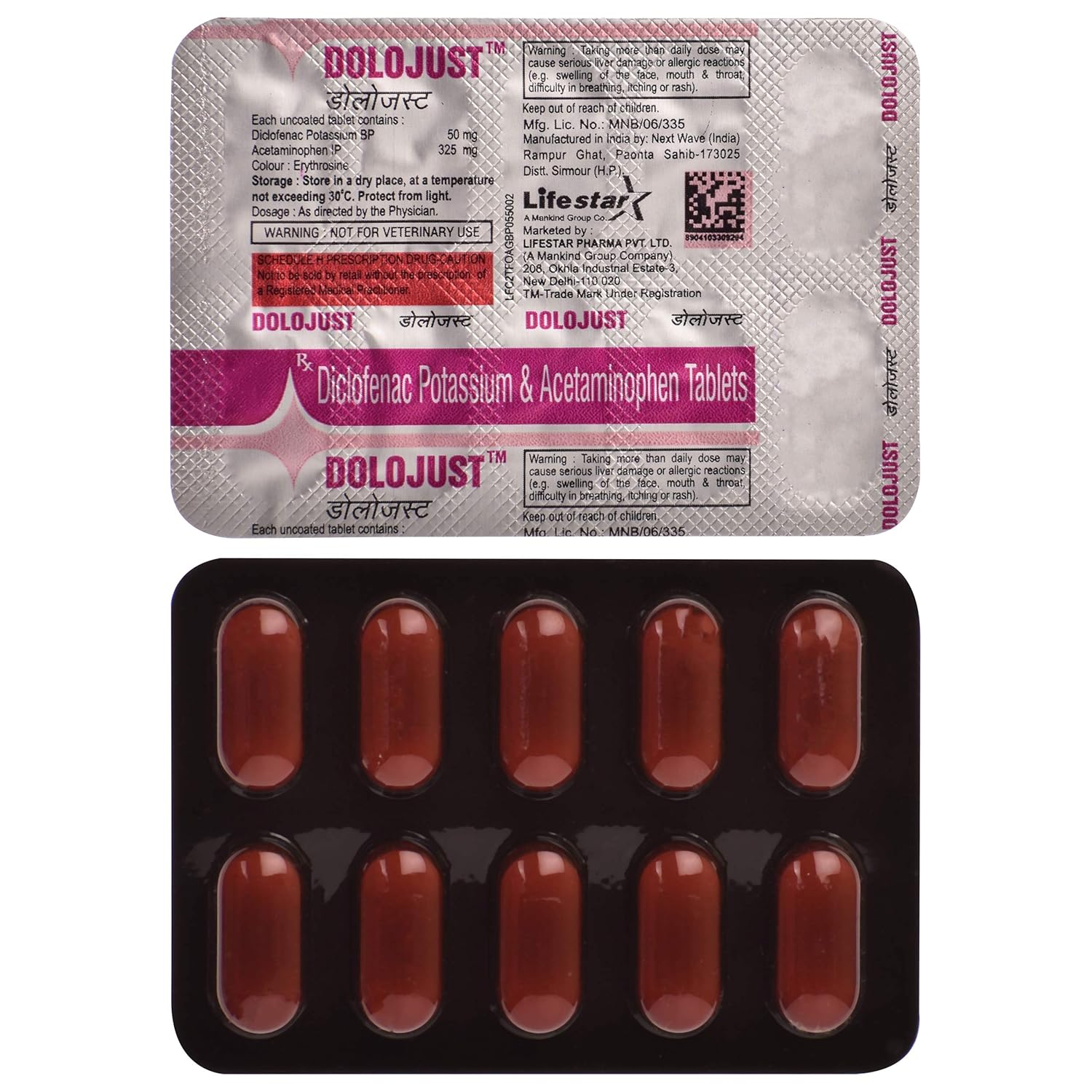 Dolojust - Strip of 10 Tablets