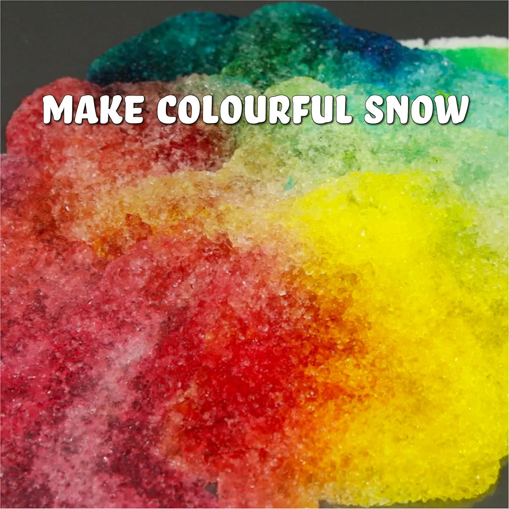 Butterfly Edufields Snow Magic Science Kit for Kids, Ages 4-15, Make Instant Colourful Snowman, Non-Toxic Reusable
