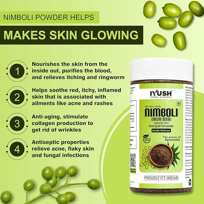 Iyush Herbal Ayurvedic Nimboli Beej Powder - 250 gms