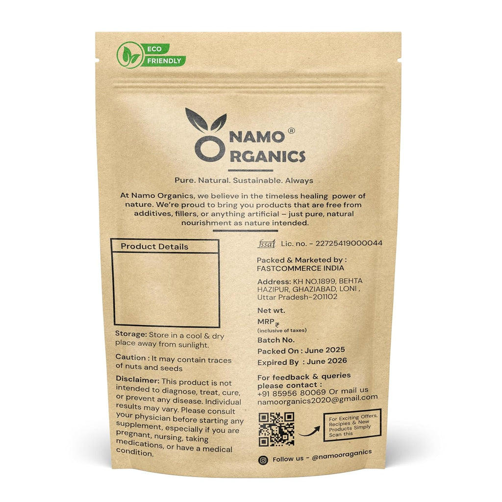 Namo Organics - 500 Gm - Original Dried Blueberry (seedless) - No Refined Sugar - Blueberries Blue Berry Dry Fruits