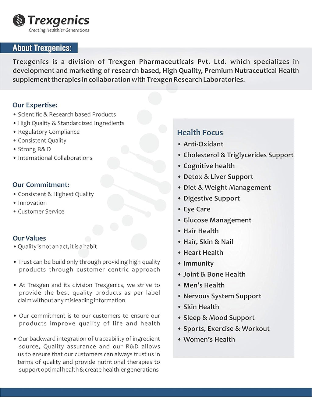 Trexgenics TyroBest-500 L-Tyrosine Pharmaceutical Grade - Thyroid, Stress, Neurotransmitter & Brain Function Support (60 Veg. Capsules) (1)