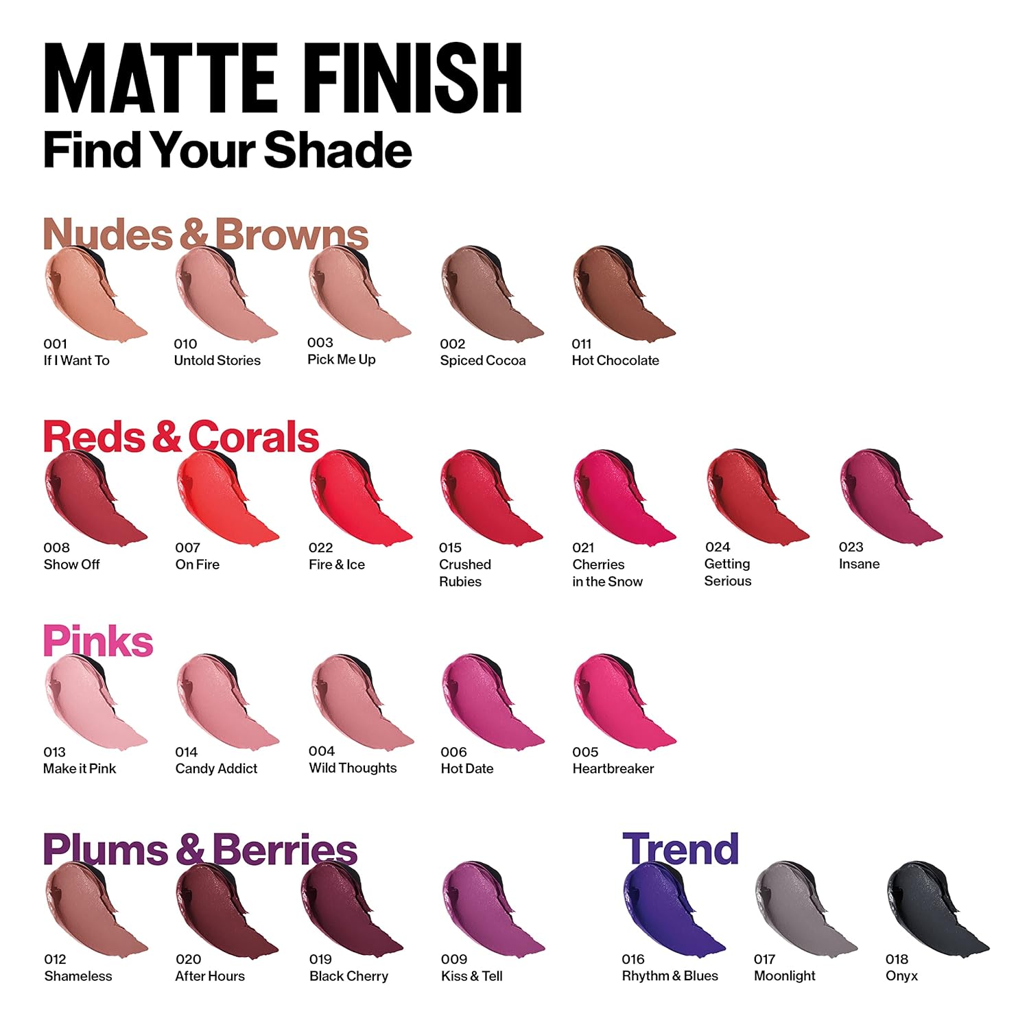 Revlon Super Lustrous The Luscious Mattes Lipstick, High Impact with Moisturizing Velvety Formula, Show Off, 0.74 oz