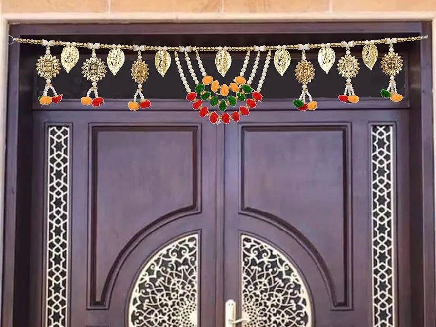 CraftVatika Door Hanging Toran Ganesha Swastik Design Toran Multicolour