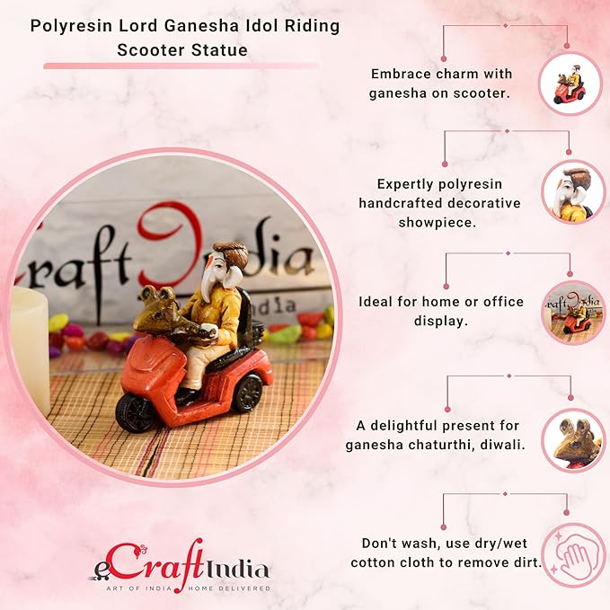 Ecraftindia Polyresin Shri Ganesh Statue