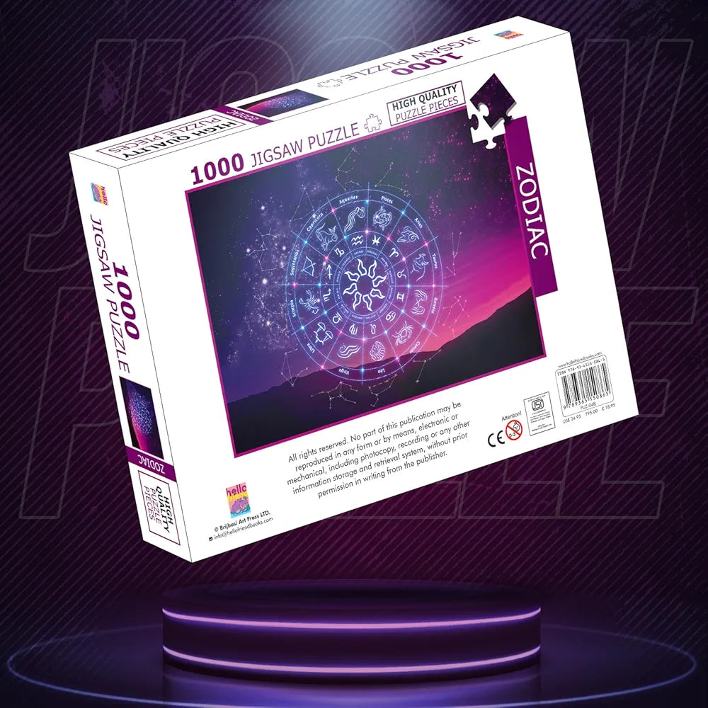 Hello Friend Zodiac Constellations Jigsaw Puzzle 1000 Piece Puzzle Astrology & Star Map Brain Game