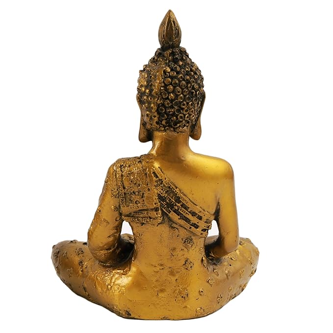Tied Ribbons Decorative Buddha Idol Statue Showpiece Decoration Items for Home Decor