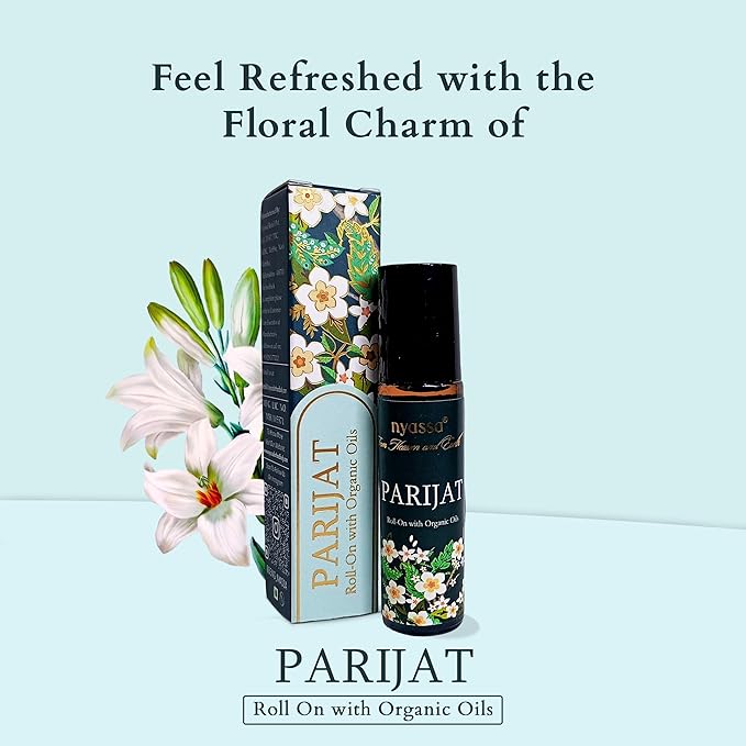 Nyassa Parijat Roll on With Organic Oils - 10 Ml