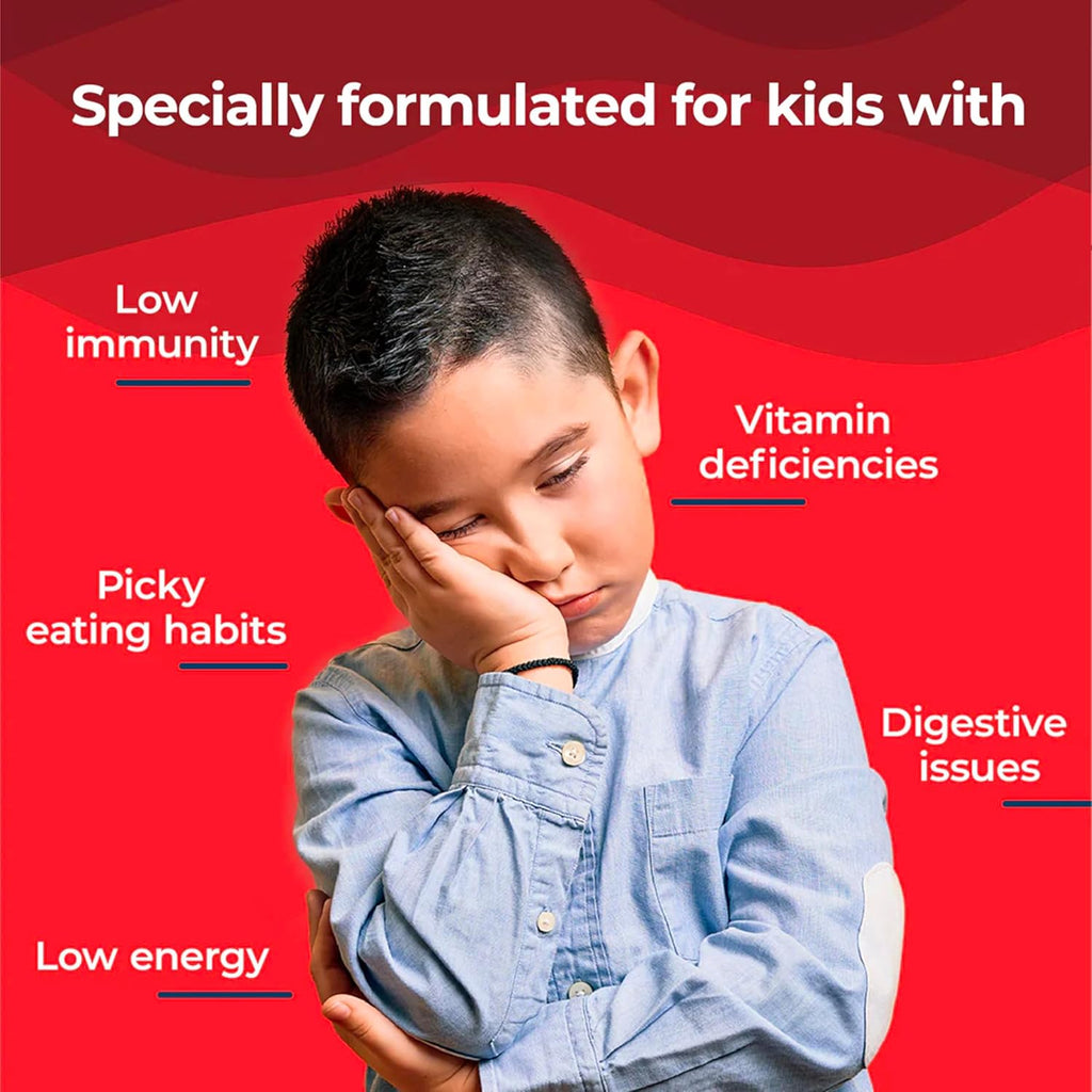 Wellbeing Nutrition Marvel Captain America Melts | Multivitamin for Kids (6+) to Improve Overall Growth & Develpoment with Vitamin A, B-Complex, C, D & Iron | Tropical Berry Flavor (30 Oral Strips)