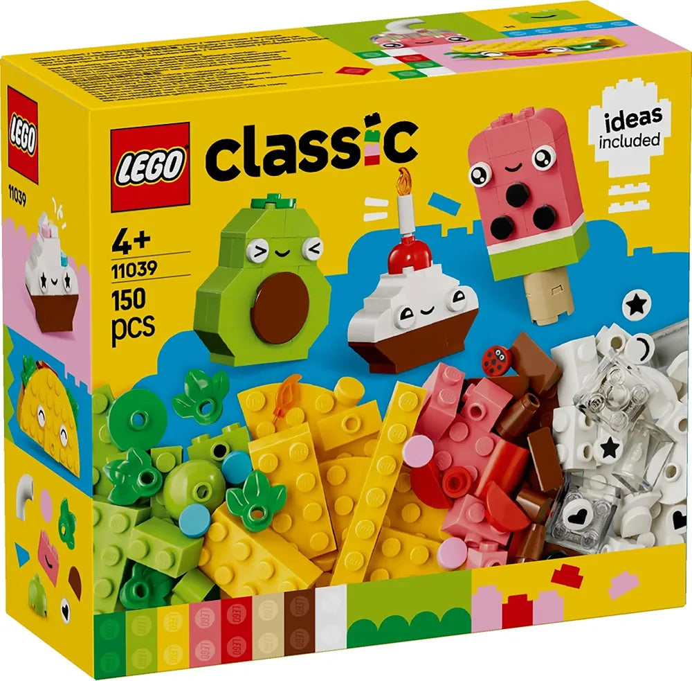 Lego Classic Creative Food Friends Imaginative Pretend-Play Toy 11039 Building Blocks Toys for 4+ Gift for Boys and Girls