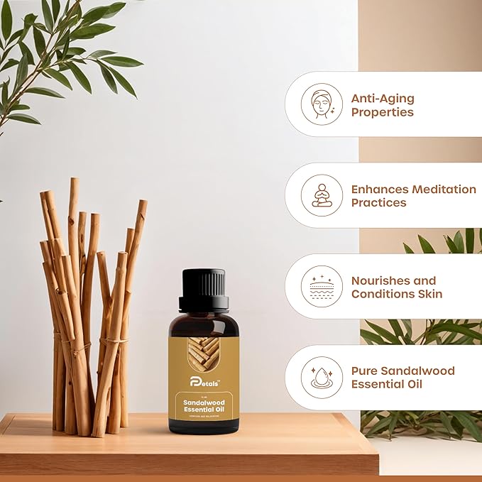 DPetals Sandalwood Essential Oil - 15 ml