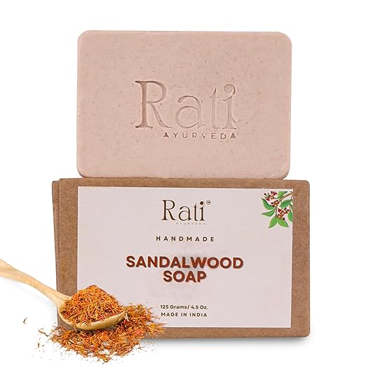 Rati Ayurveda Handmade Sandalwood Soap - 125 gms