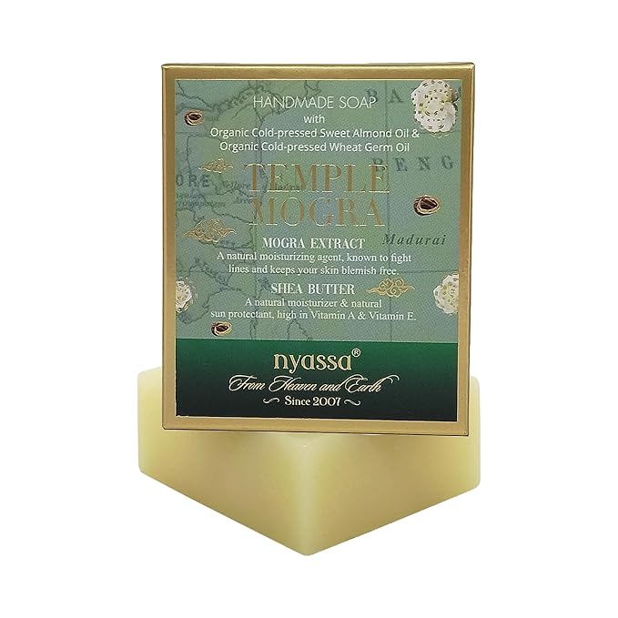 Nyassa Luxurious Temple Mogra Handmade Natural Bathing Soap - 150 Gms