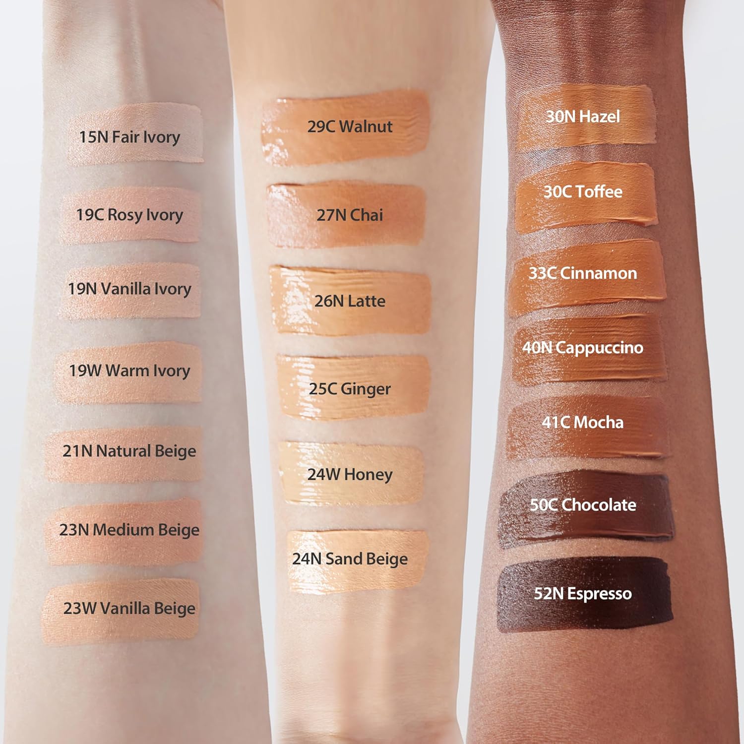 milktouch All-Day Skin Fit Milky Glow Cushion Foundation 24W Honey â€“ Warm Beige Glow, Seamless Coverage Cushion Makeup | 15g