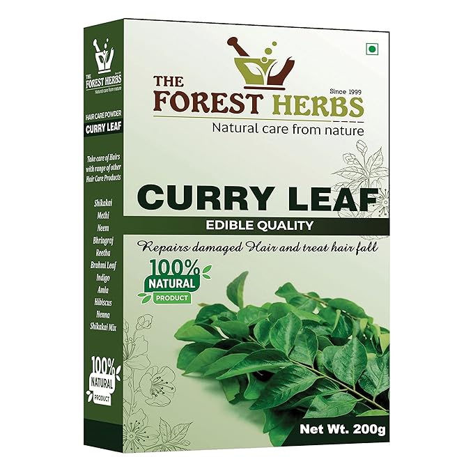 The Forest Herbs Natural Care From Nature 100% Curry Leaves Powder - 200 gms