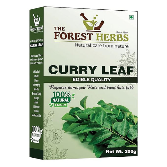 The Forest Herbs Natural Care From Nature 100% Curry Leaves Powder - 200 gms