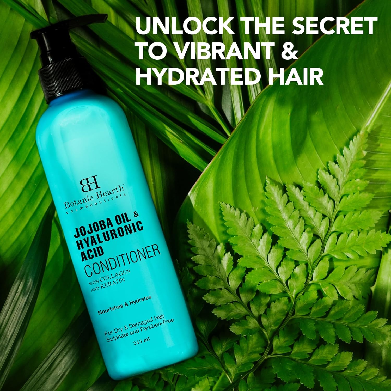 Botanic Hearth Jojoba & Hyaluronic Acid Conditioner - 245 ml