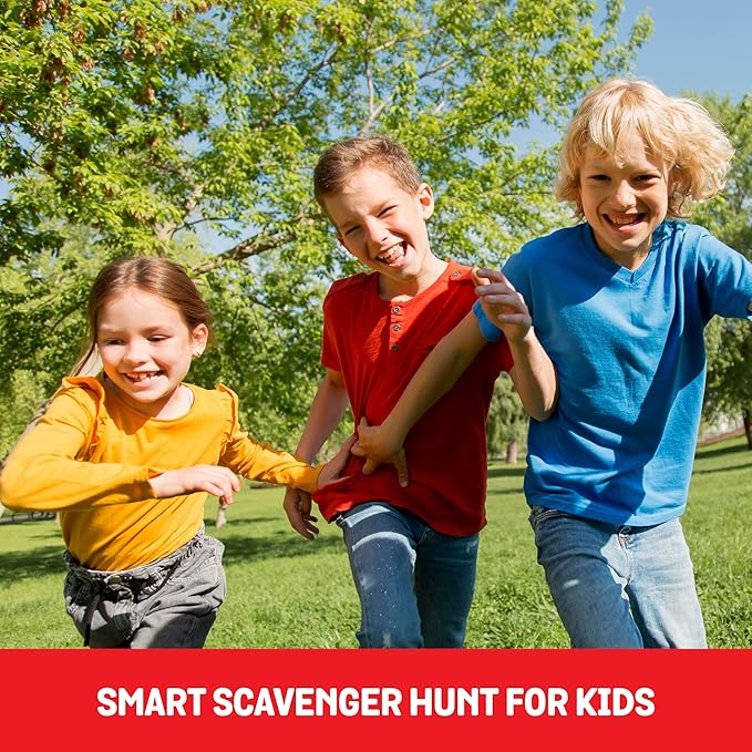 Chalk and Chuckles Smart Sticks Scavenger Hunt Game for Kids | Fun Family Game | Indoor and Outdoor Toys | Educational Toys
