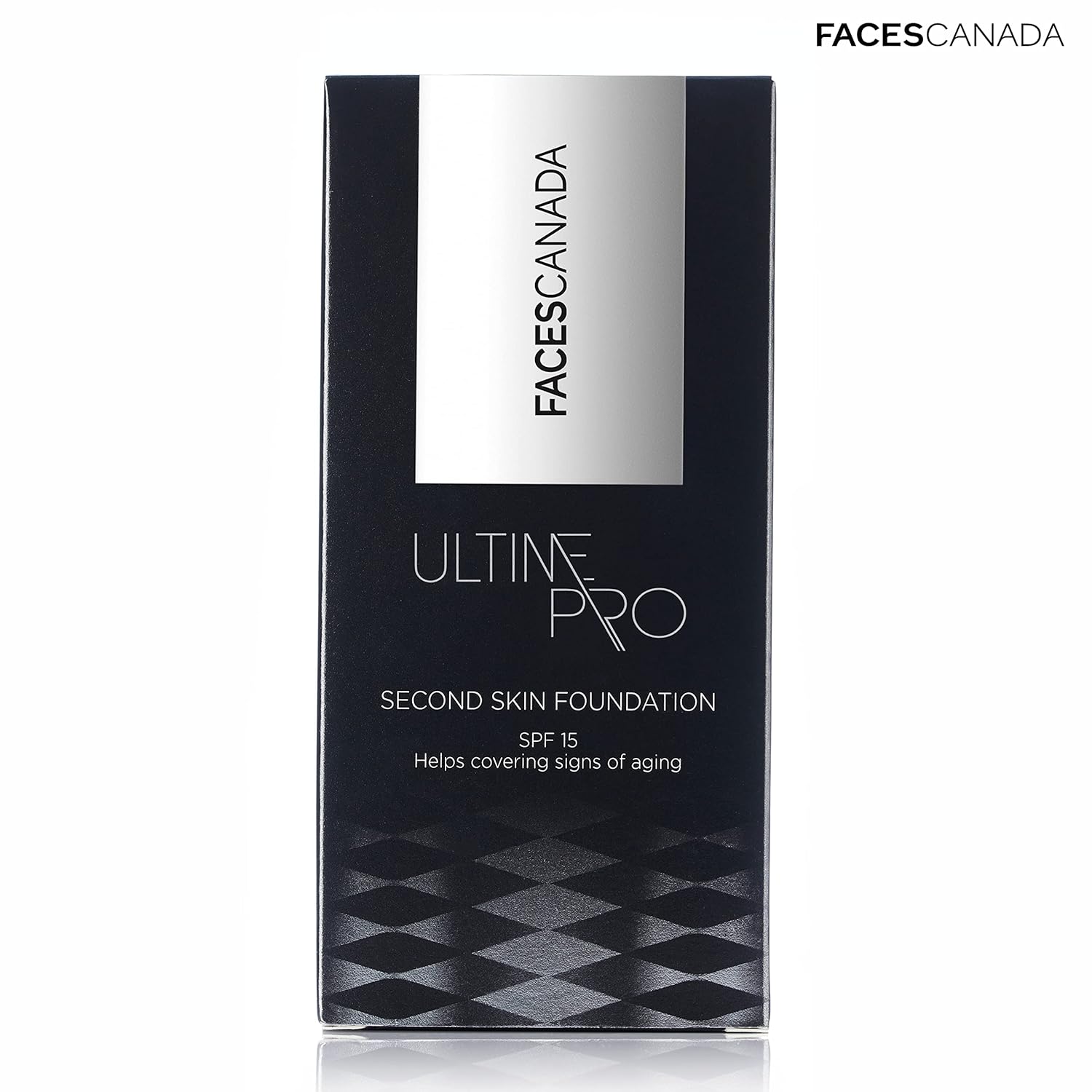 FACES CANADA Ultime Pro Second Skin Foundation - Beige 03, 30ml | Lightweight Anti-Ageing Serum Foundation | 3X Lighter | Natural Matte Finish | Medium To High Coverage | SPF 15 | Non-Oily