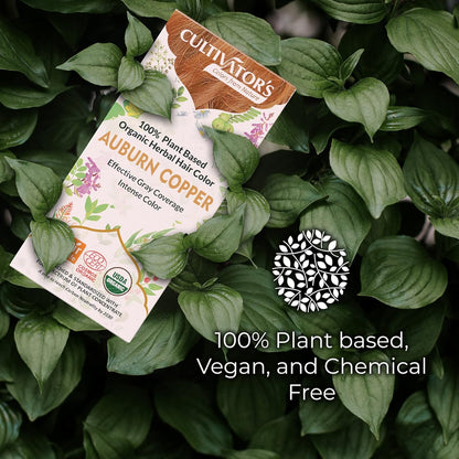 Cultivator's Auburn Copper Organic Herbal Hair Colour - 100 gms