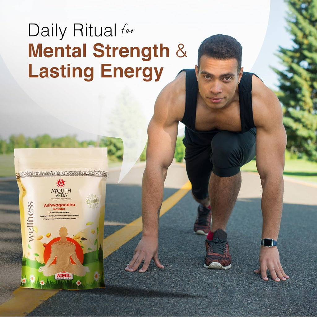 Ayouthveda Ashwagandha Powder Pure | May Support Muscle Recovery & Boost Energy Level | 200gm (Pack 1)