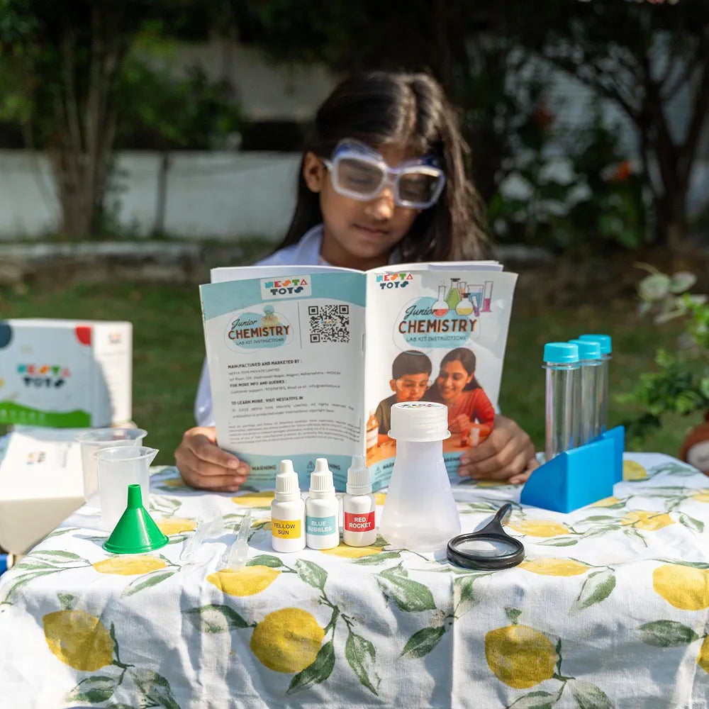 Nesta Toys Junior Chemistry Lab Kit for Kids Stem Science Experiment Kit for Ages 4–8 Years Fun Science Activities for Boys & Girls Educational Learning
