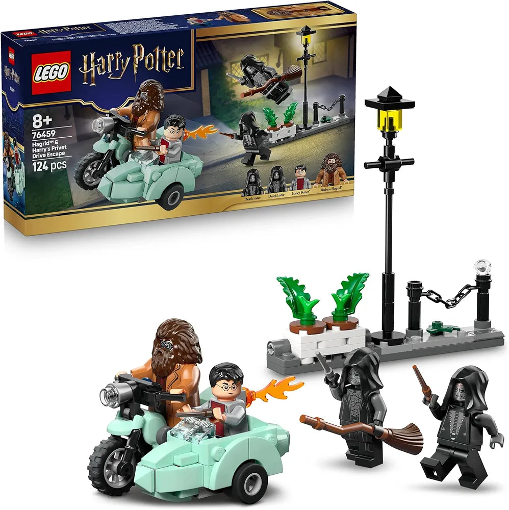Lego Harry Potter Hagrid & Harry’s Privet Drive Escape - Building Set - Motorcycle Toy - 76459