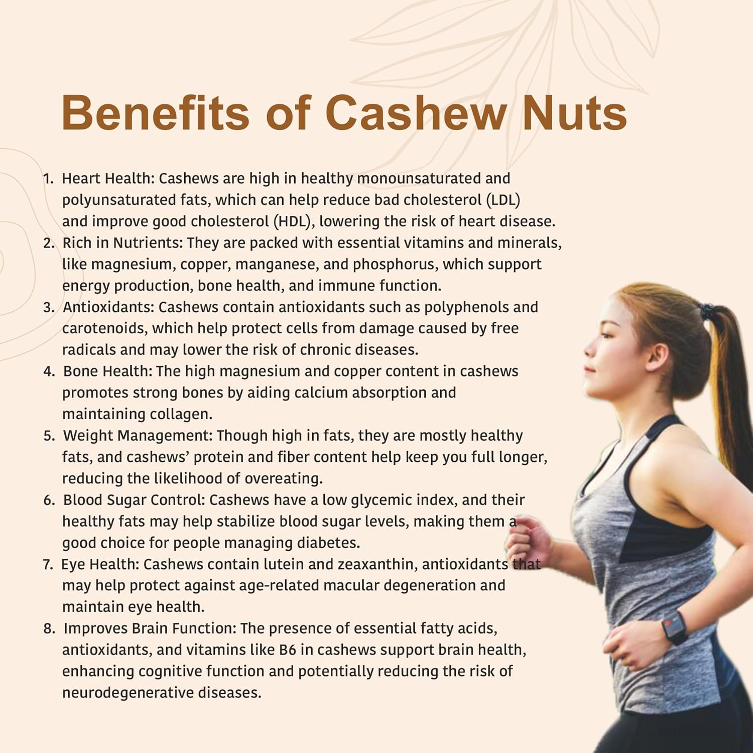 Nutty Organics Whole Cashew Nuts 250 Gm | Hand Selected Jumbo | Nutritious & Delicious Nuts | Natural & Crunchy | Healthy Dry Fruit Snack