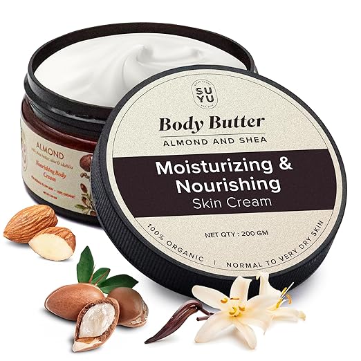 Suyu Almond Nourishing Body Cream With Shea Butter - 200 gms