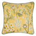 Haus & kinder Decorative Embroidered Cushion Cover | Colour Golden Glow