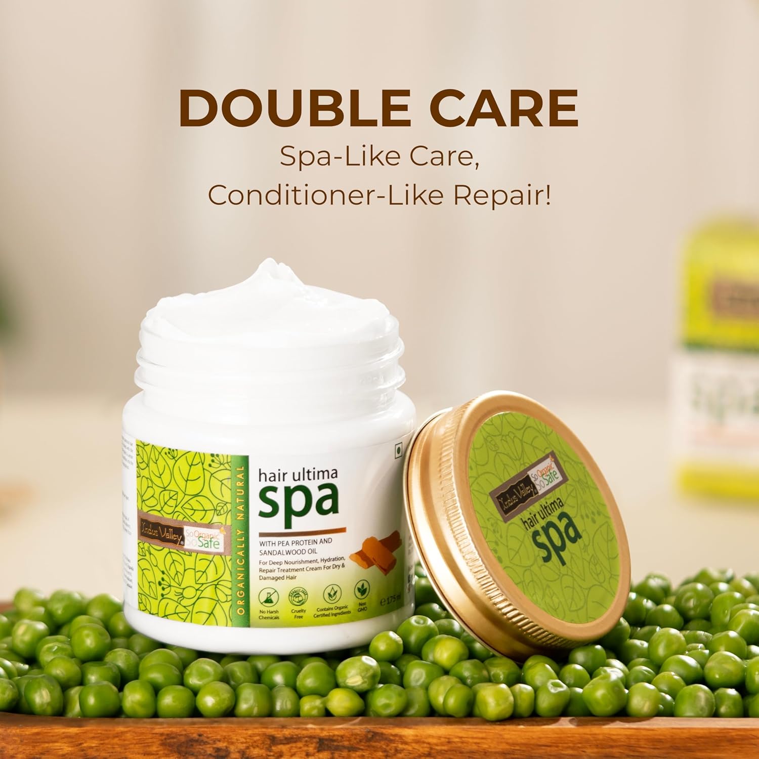 INDUS VALLEY 100% organic Deep Nourishing Hair Spa (ultima spa 175ml)