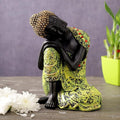 Tied Ribbons Buddha Idol Statue Showpiece Multi Decoration Items for Home Decor Mandir Temple