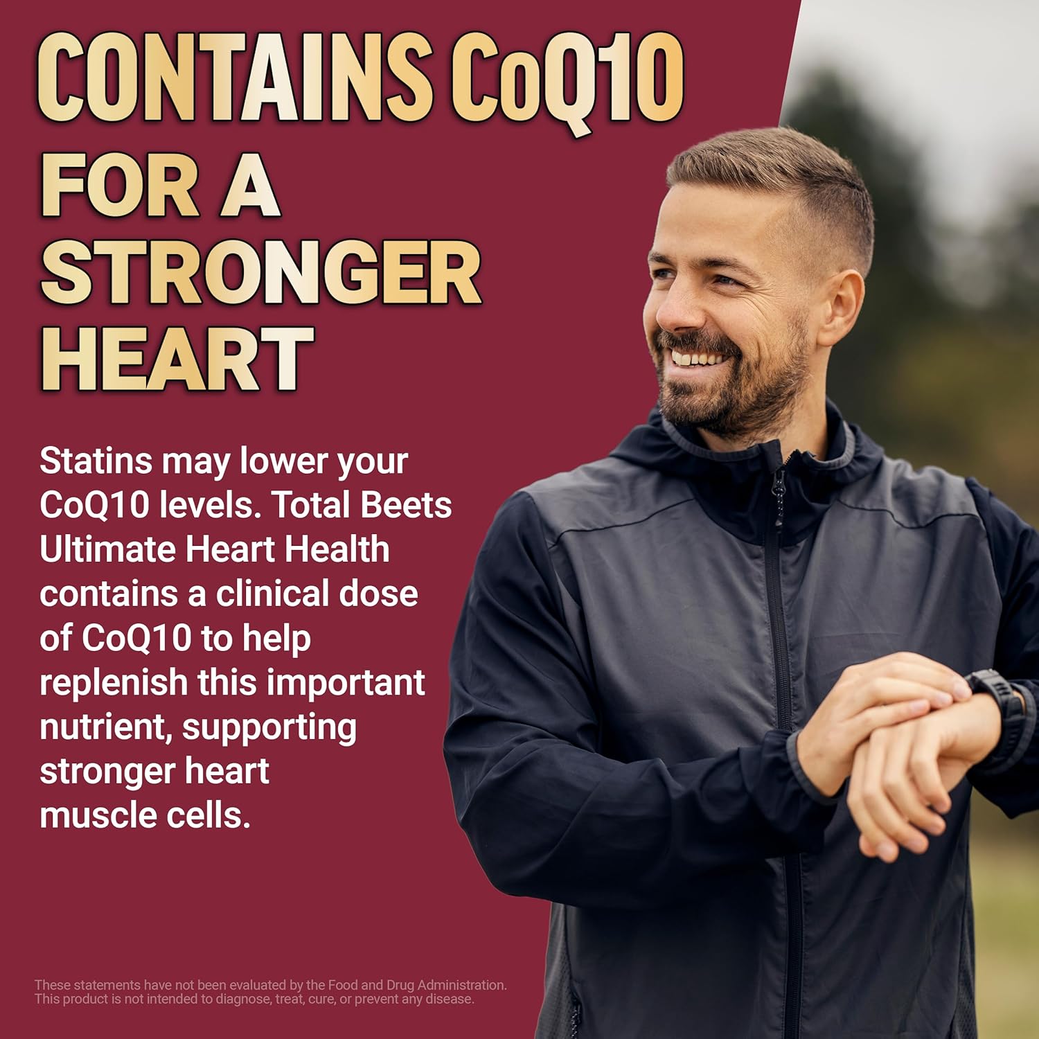 Force Factor Total Beets Ultimate Heart Health Chews for Blood Pressure Support, with Beetroot Powder, CoQ10, B Vitamins & Grapeseed Extract for Blood Flow & Energy, Black Cherry, 60 Soft Chews