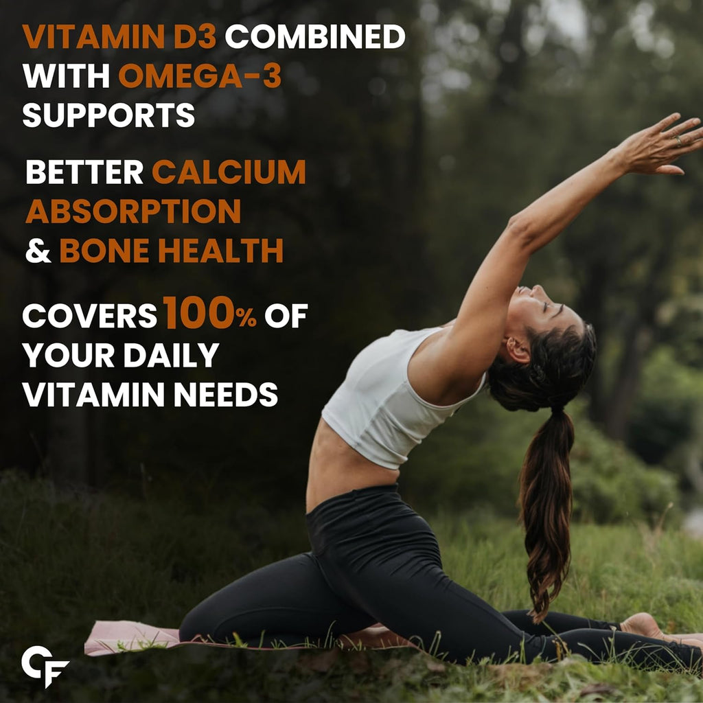 Carbamide Forte Salmon Omega 3 Fish Oil Capsules | Salmon Fish Oil Omega 3 Capsule 1000mg For Men & Women | Omega3 Fishoil Supplement For For Heart, Joints, Bones & Skin - 60 Softgels