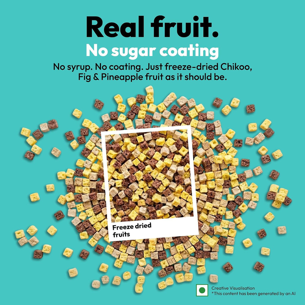 True Elements No Added Sugar Muesli 1kg - Protein muesli -14g protein per 100g | Clean Label Breakfast Cereal | No hidden sugar | Millet Muesli with Jowar | High Fibre