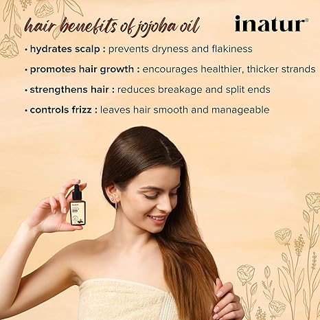 Inatur Jojoba oil Natural Cold Pressed - 30 ml